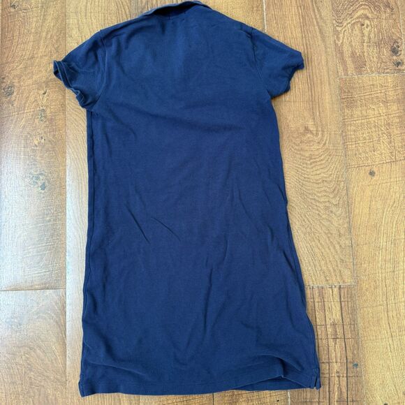 Ralph Lauren Sport The Mesh Mini Polo Dress Women Size Medium Navy Blue - Picture 6 of 6